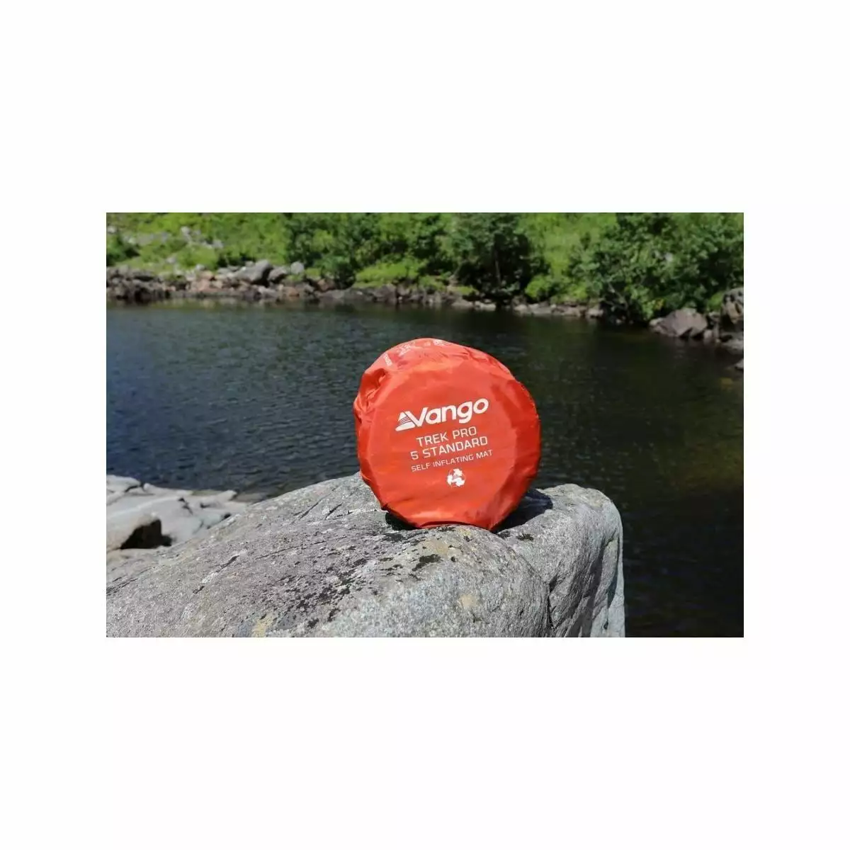 Vango Trek Pro 5 Isomatte, 183x51x5cm, Rot – Bild 6