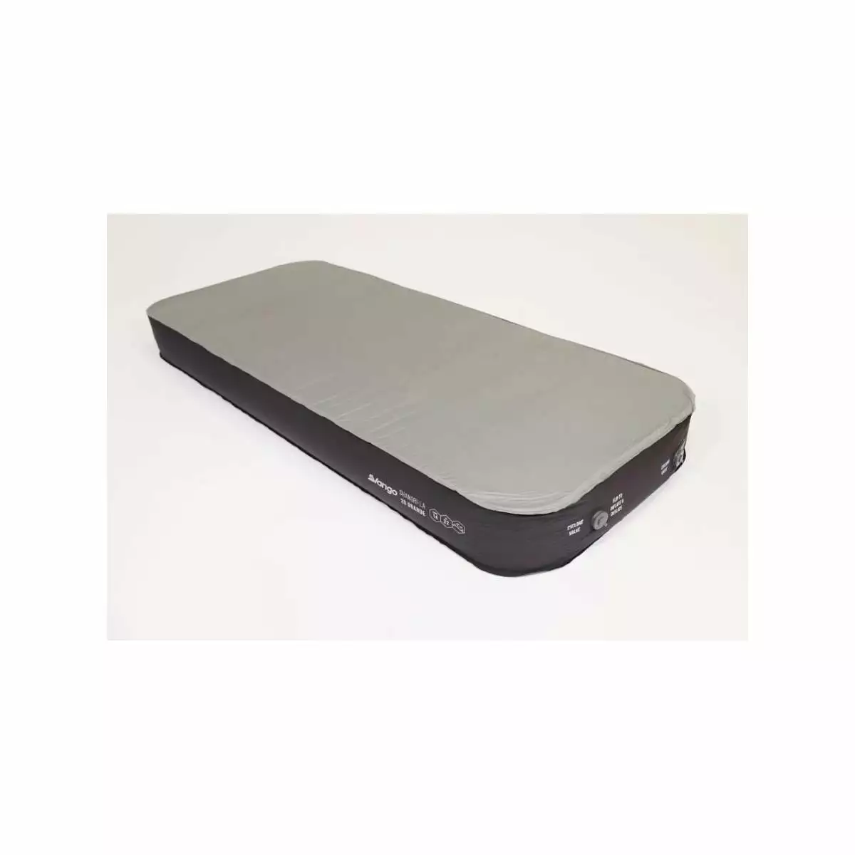 Vango Shangri-La II 20 Selbstaufblasende Isomatte, 200x76x20cm, Grau