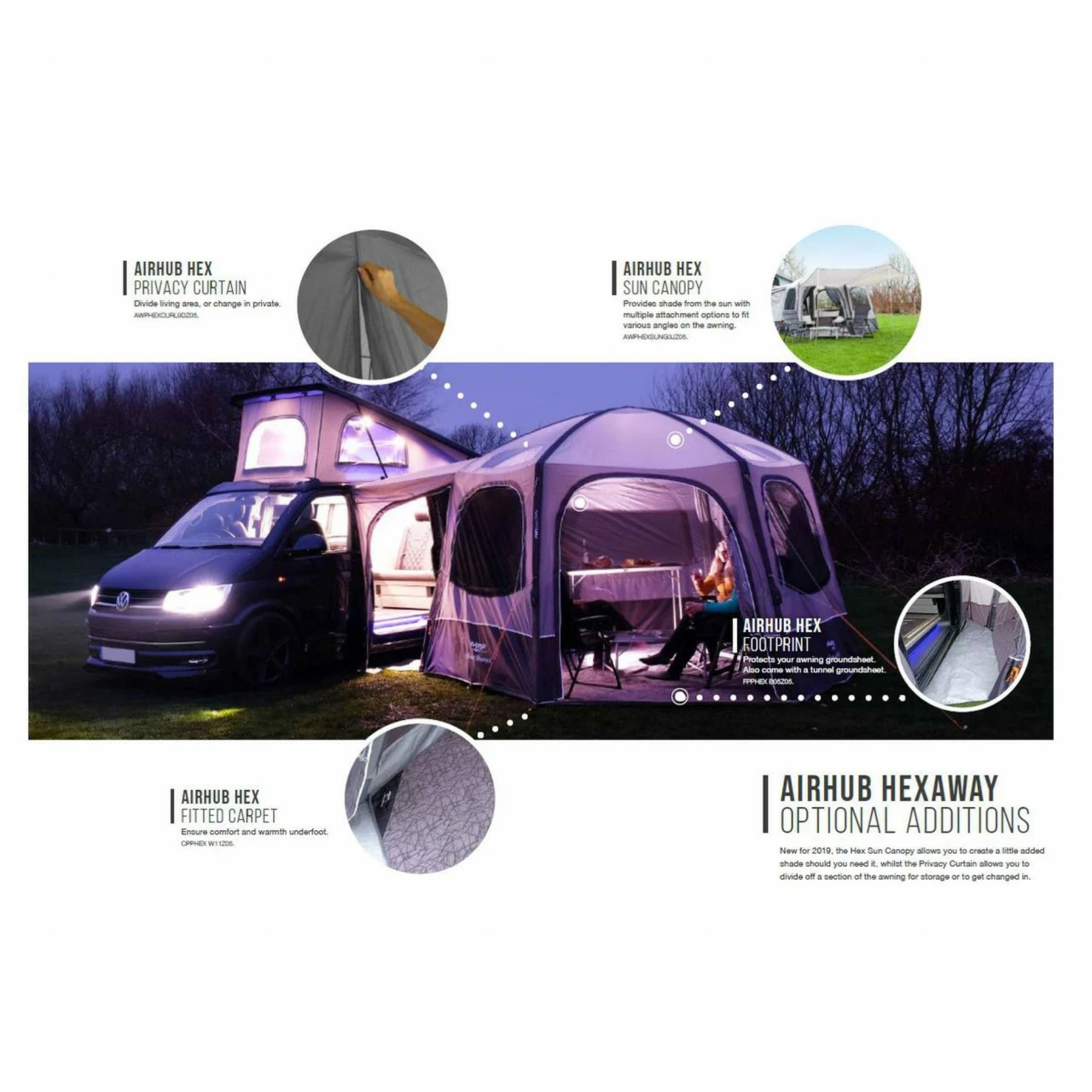 Vango Airhub Hexaway II Tall Wohn- Und Reisemobilvorzelt – Bild 4