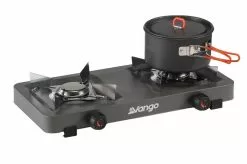 Vango Blaze Double Gaskocher, 2-flammig, Grau