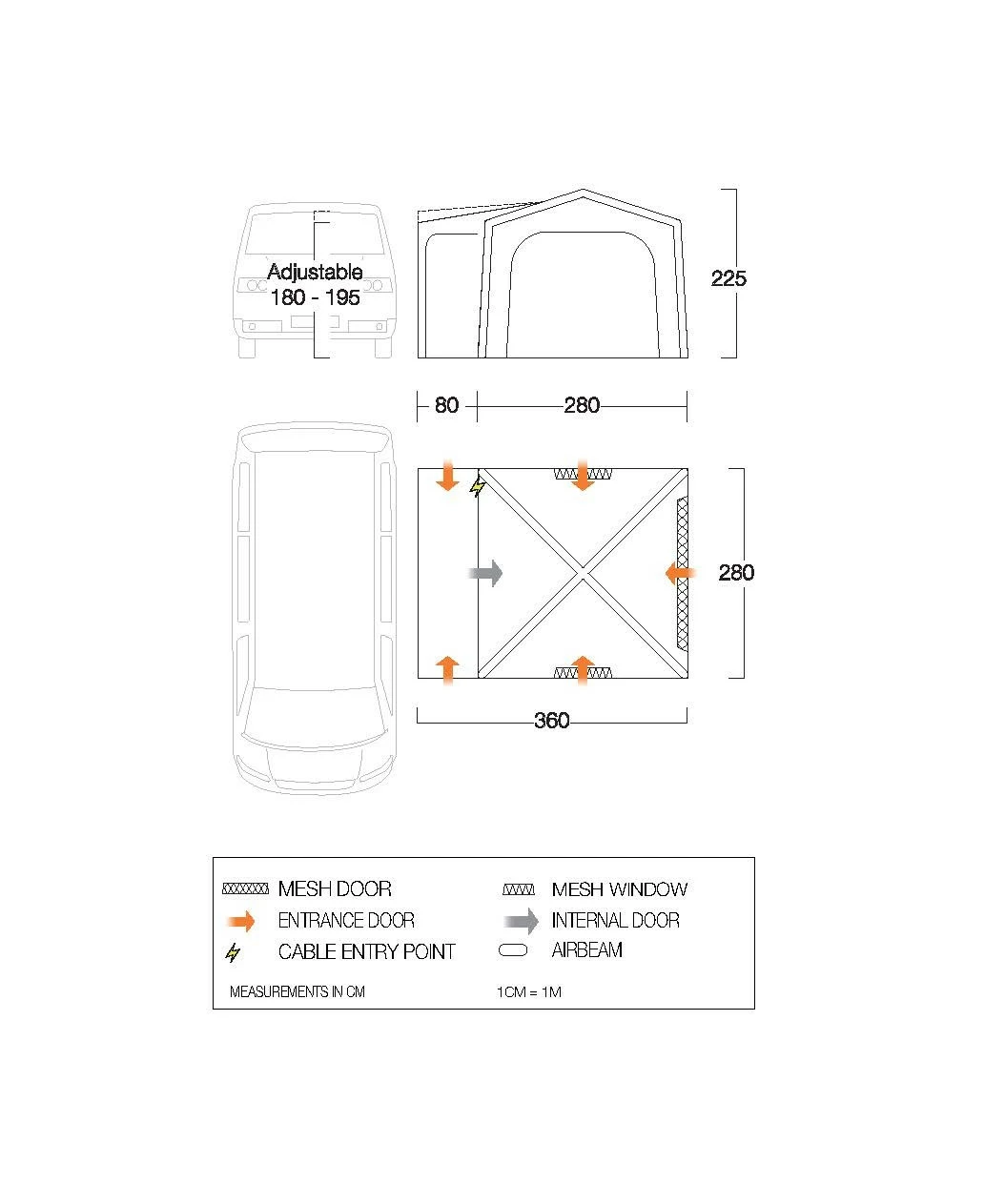 Vango Agora Air VW Busvorzelt – Bild 2