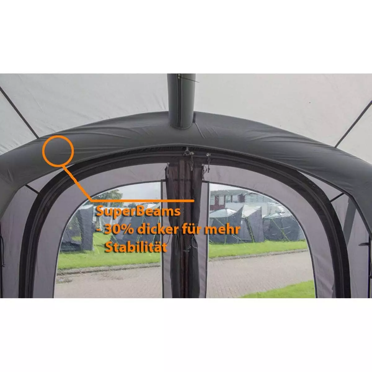 Vango Galli III Low Vorzelt, Cloud Grey, 180-210cm, 250cm – Bild 5