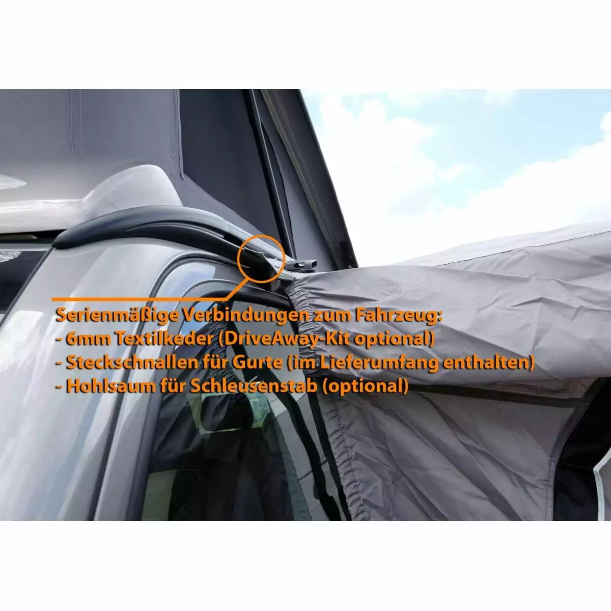 Vango Galli III Low Vorzelt, Cloud Grey, 180-210cm, 250cm – Bild 8