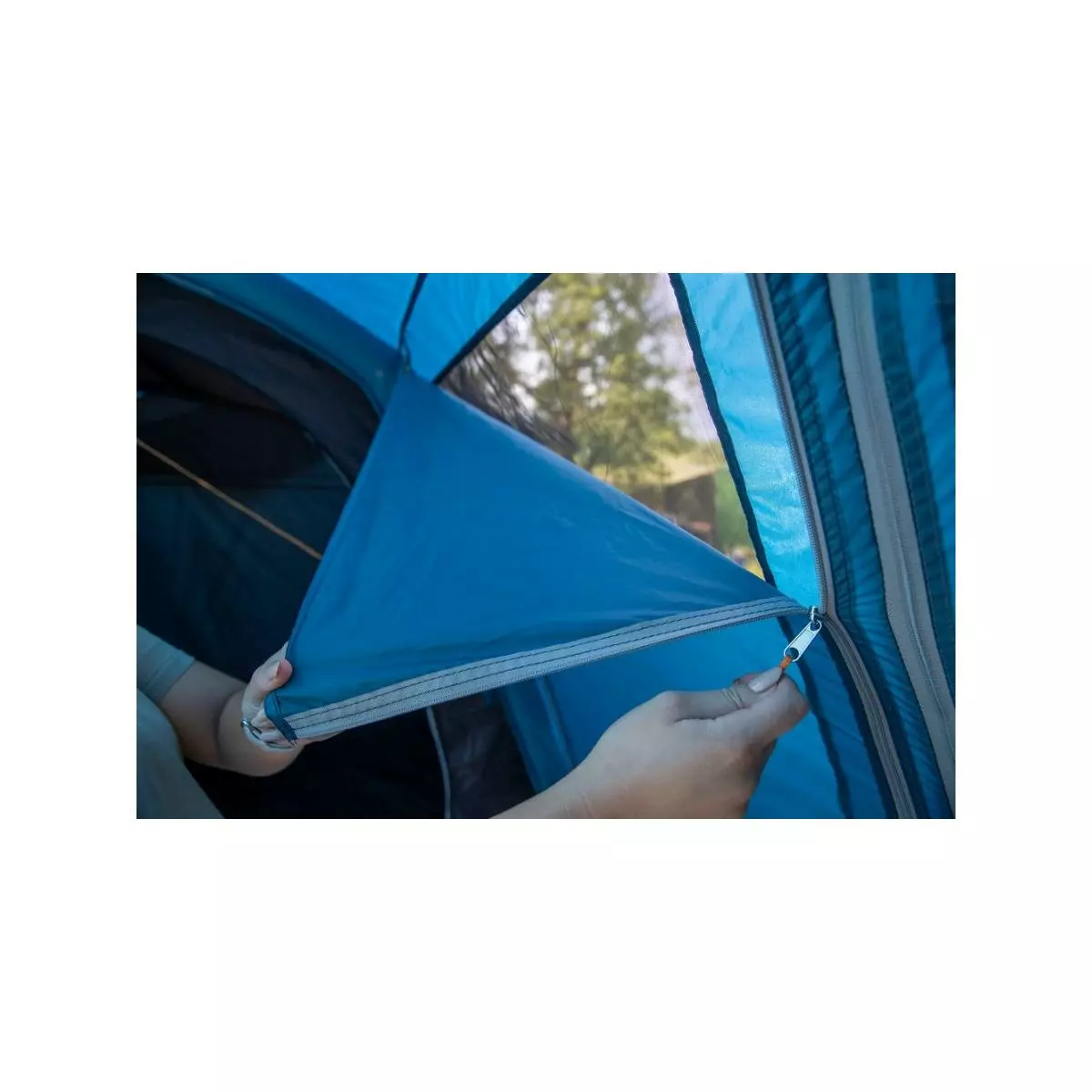 Vango Joro 450 Tunnelzelt, 4-Personen, 600x300cm, Blau – Bild 5