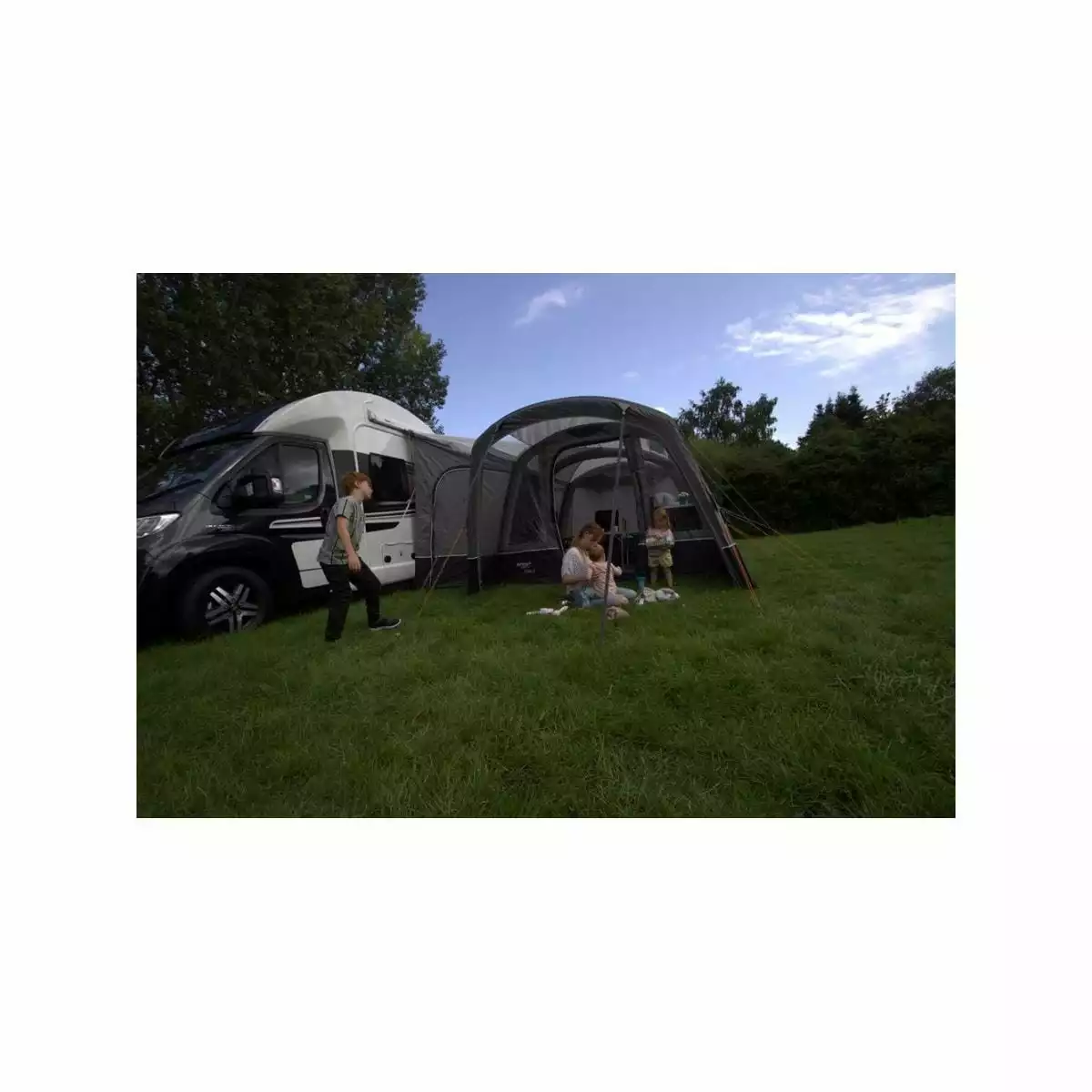 Vango Galli III Air Tall Aufblasbares Busvorzelt, 320x465cm, Grau – Bild 5