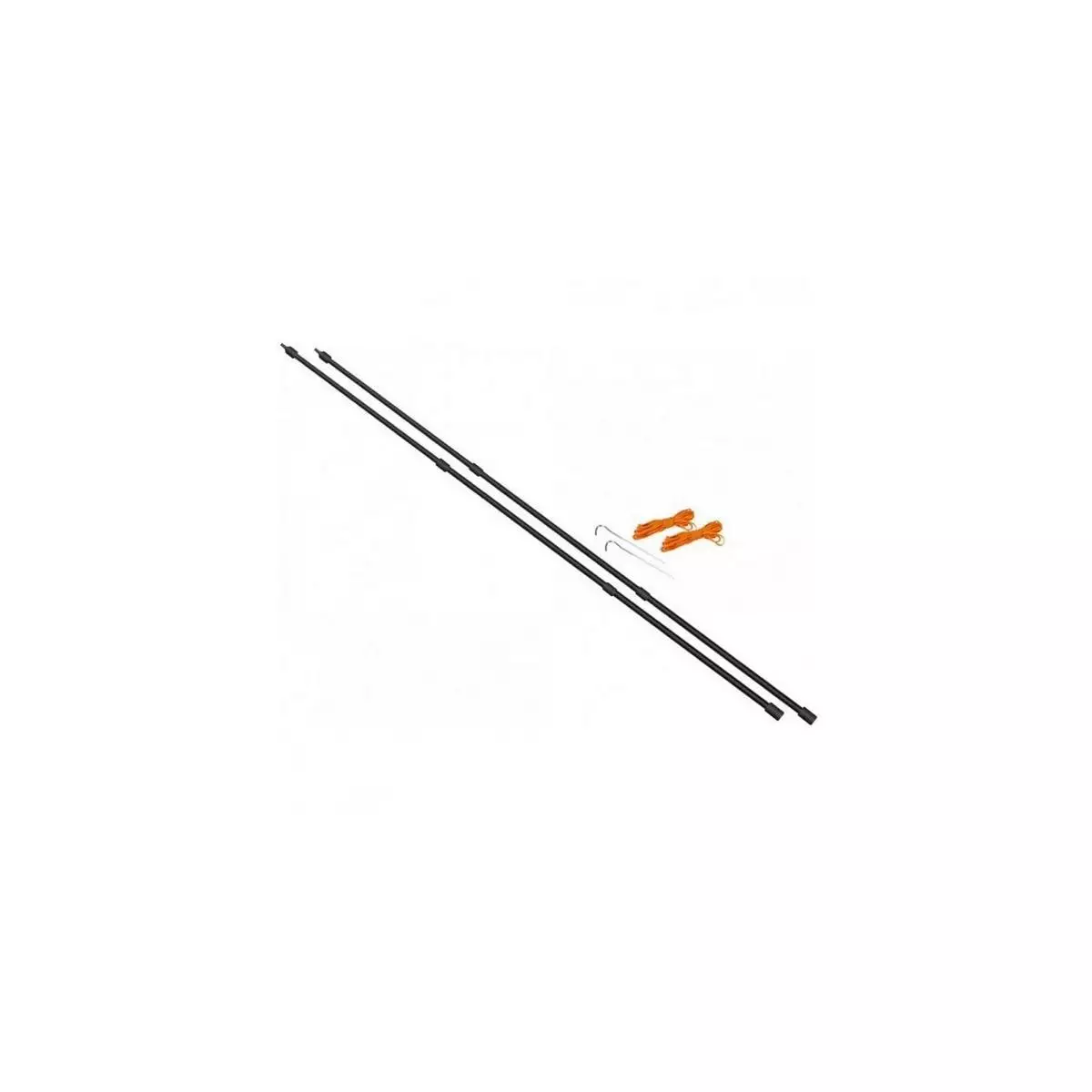 Vango Fibreglas King Stangen,130cm, Schwarz