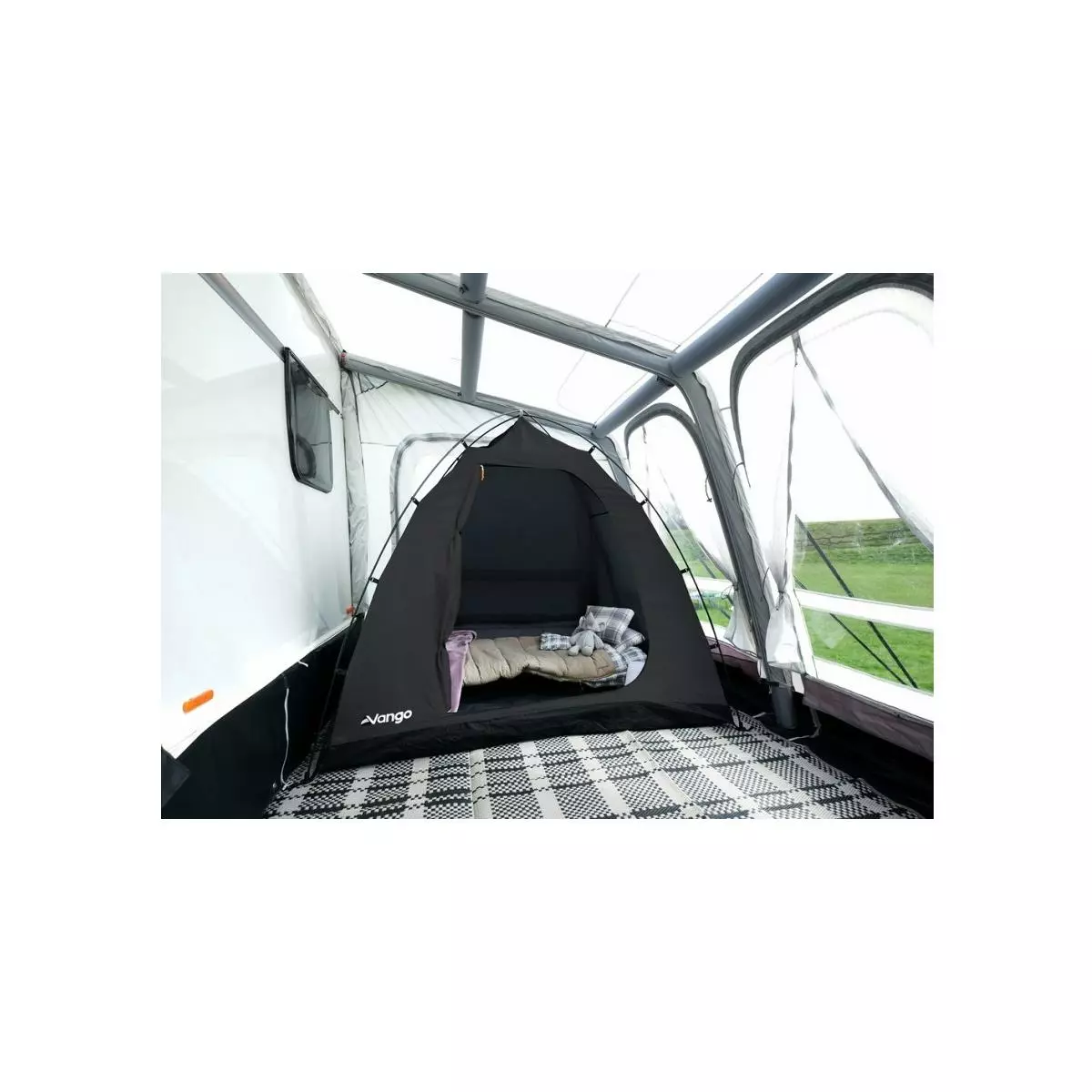 Vango Freistehendes Schlafzimmer BR003 Innenzelt, 210x140cm, Schwarz – Bild 2