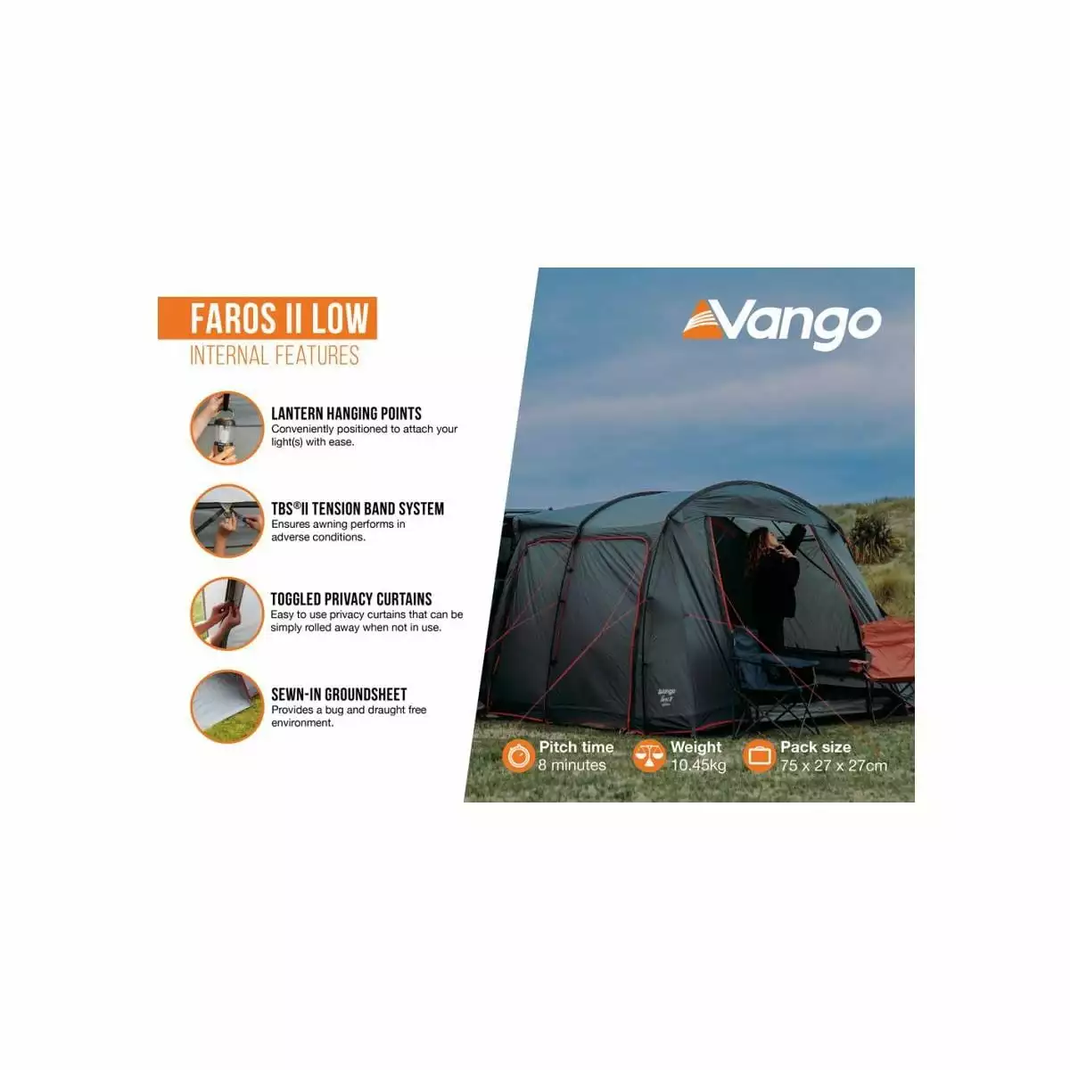 Vango Faros II Vorzelt – Bild 6