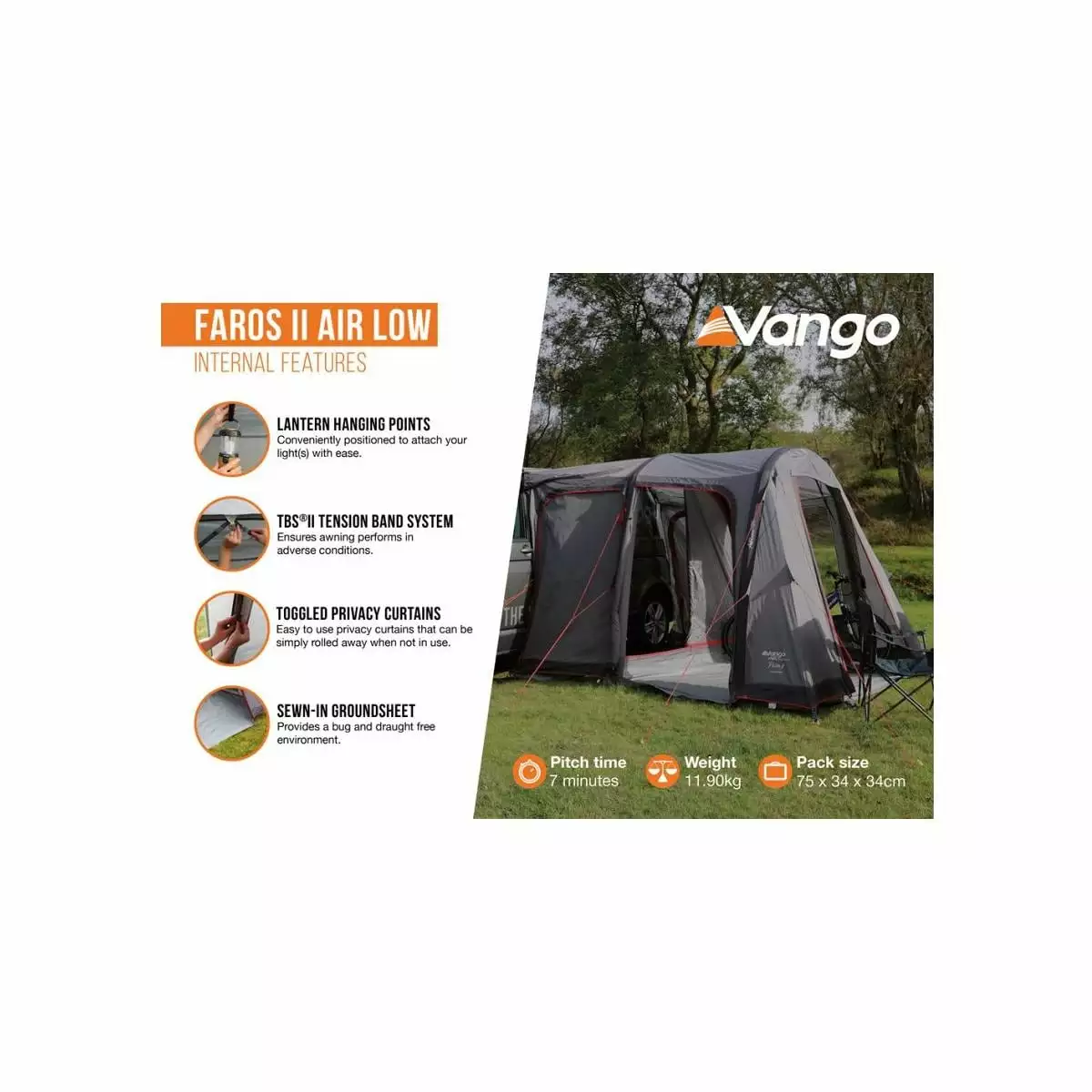 Vango Faros II Vorzelt – Bild 7