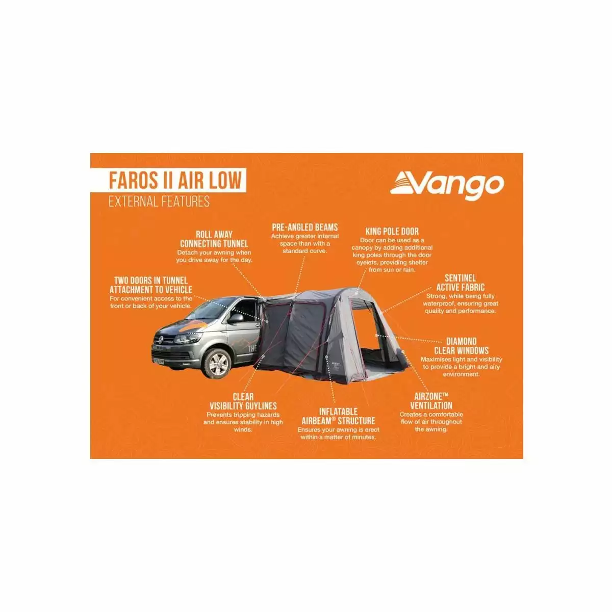 Vango Faros II Vorzelt – Bild 8