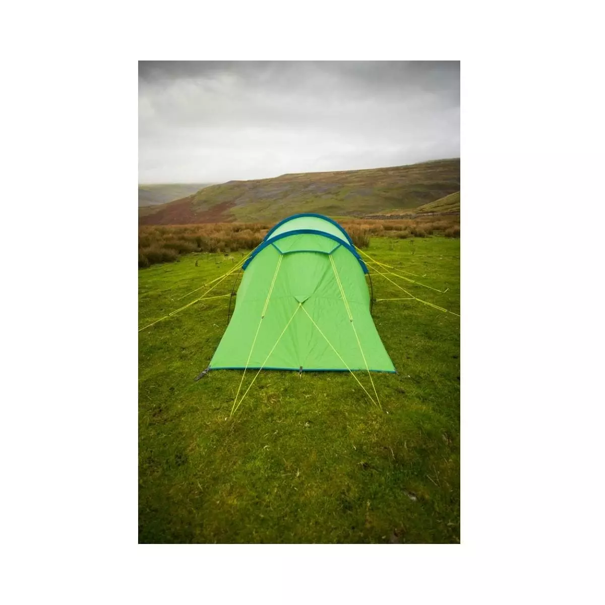 Vango Omega 250 Tunnelzelt, 2-Personen, 420x160cm, Grün – Bild 2